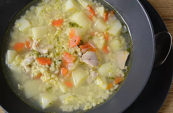 куриный суп с булгуром рецепт фото 9